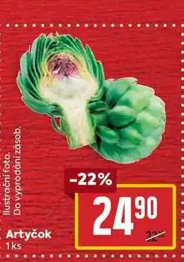 Billa Artyčok 1ks nabídka