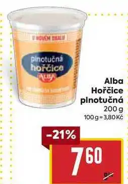 Billa Alba Hořčice plnotučná 200 g nabídka