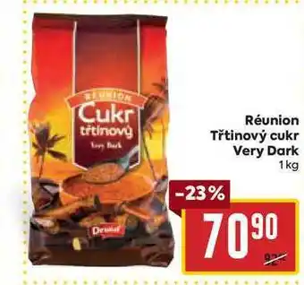 Billa Réunion Třtinový cukr Very Dark 1kg nabídka