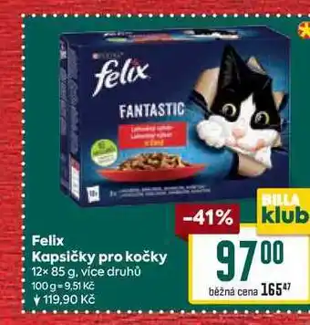 Billa Felix Kapsičky pro kočky 12x 85 g nabídka