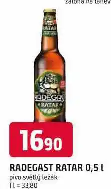 Trefa RADEGAST RATAR 0,5l nabídka