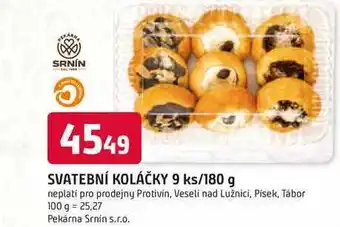 Trefa SVATEBNÍ KOLÁČKY 9 ks/180 g nabídka