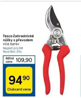 Tesco Tesco Zahradnické nůžky s převodem nabídka