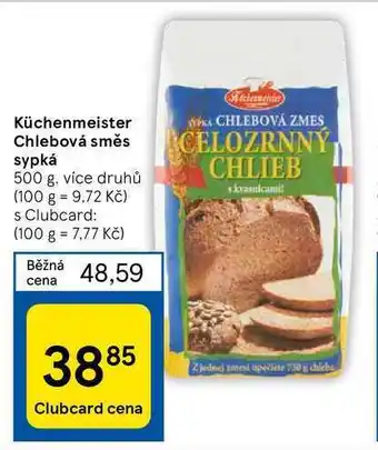 Tesco Küchenmeister Chlebová směs sypká nabídka
