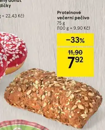 Tesco Proteinové večerní pečivo nabídka