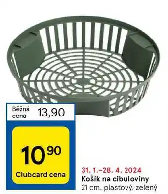 Tesco Košík na cibuloviny nabídka