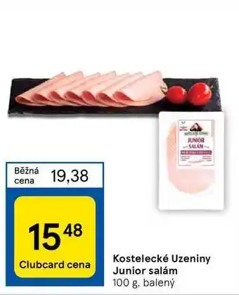 Tesco Kostelecké Uzeniny Junior salám nabídka