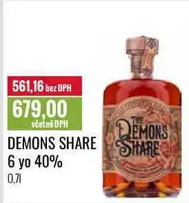 Ratio DEMONS SHARE 6 yo 40% 0,7l nabídka