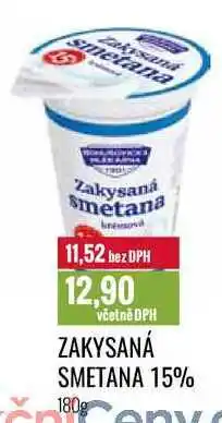 Ratio ZAKYSANÁ SMETANA 15% 180g nabídka