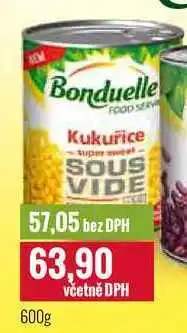Ratio Bonduelle kukuřice SOUS VIDE 600g nabídka