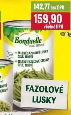 Ratio Bonduelle fazolové lusky 4000g nabídka