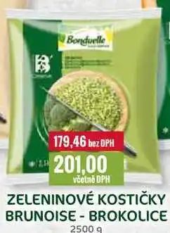 Ratio ZELENINOVÉ KOSTIČKY BRUNOISE BROKOLICE 2500 g nabídka