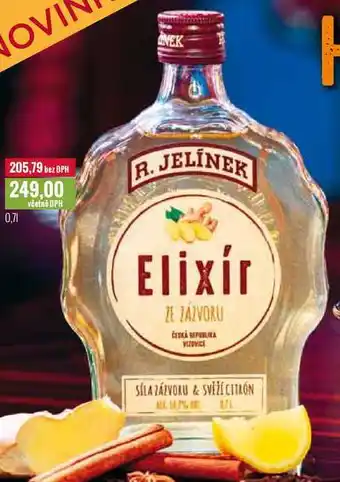 Ratio R JELÍNEK ELIXÍR ZE ZÁZVORU 0,7l nabídka