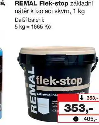 Barvy a laky drogerie REMAL Flek-stop základní nátěr k izolaci skvrn, 1 kg nabídka
