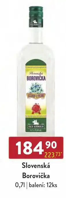 Qanto Slovenská Borovička nabídka