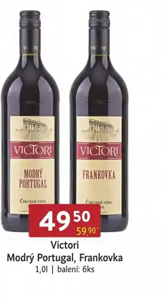 Qanto Victori Modrý Portugal, Frankovka nabídka