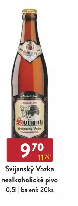 Qanto Svijanský Vozka nealkoholické pivo nabídka