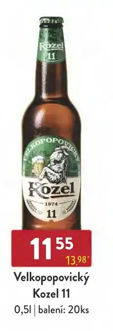 Qanto Velkopopovický Kozel 11 nabídka