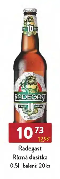 Qanto Radegast Rázná desítka nabídka