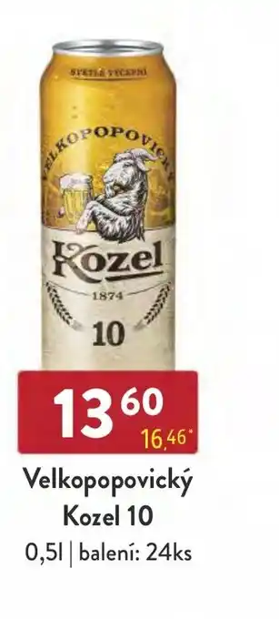 Qanto Velkopopovický Kozel 10 nabídka
