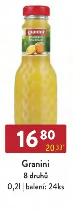 Granini 8 druhů