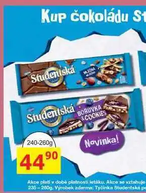 BENE Nápoje Orion Studentská pečeť čokoláda, 240 - 260 g nabídka
