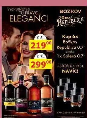 BENE Nápoje Božkov Republica Exclusive 0,5l 0.5l nabídka