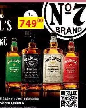 BENE Nápoje Jack Daniel's Tennessee Whiskey, 1 l nabídka