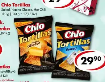 CBA Chio Tortillas, 110 g nabídka