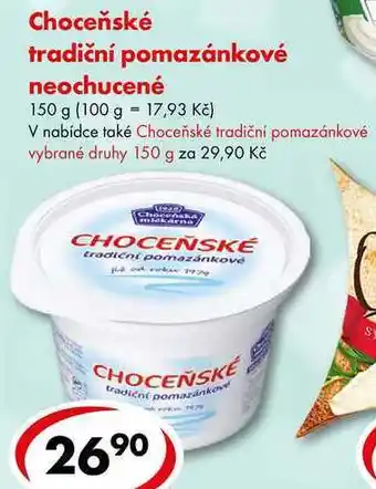 CBA Choceňské tradiční pomazánkové neochucené, 150 g nabídka