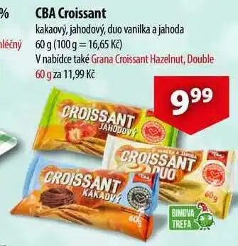 CBA CBA Croissant, 60 g nabídka