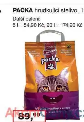 Ráj drogerie PACKA hrudkující stelivo, 10l nabídka