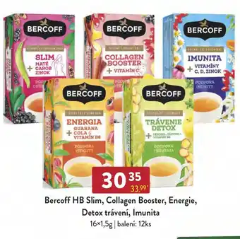 Qanto Bercoff HB Slim, Collagen Booster, Energie, Detox trávení, Imunita nabídka