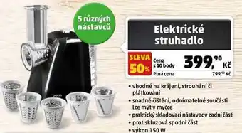 Elektrické struhadlo, 1 ks