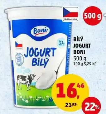 Penny Market BÍLÝ JOGURT BONI, 500 g nabídka