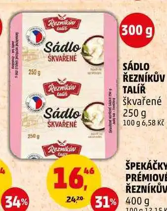 Penny Market SÁDLO ŘEZNÍKŮV TALÍŘ škvařené, 250 g nabídka