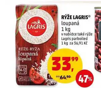 Penny Market RÝŽE LAGRIS loupaná, 1 kg nabídka