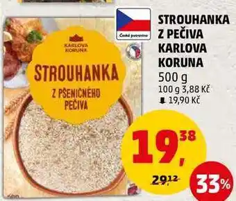 Penny Market STROUHANKA Z PEČIVA KARLOVA KORUNA, 500 g nabídka