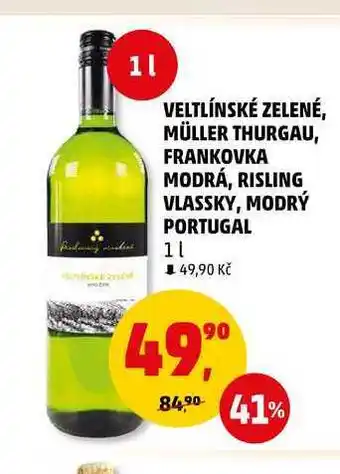 Penny Market VELTLÍNSKÉ ZELENÉ, 1 l nabídka