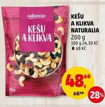 Penny Market KEŠU A KLIKVA NATURALIA, 200 g nabídka