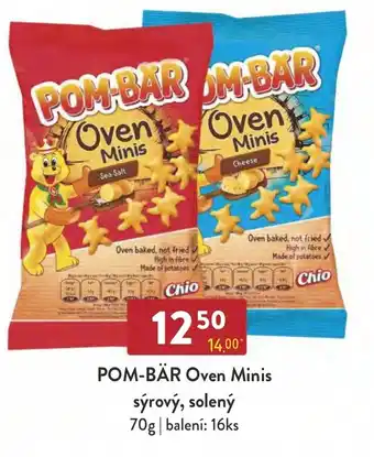 Qanto POM-BÄR Oven Minis sýrový, solený 70g nabídka