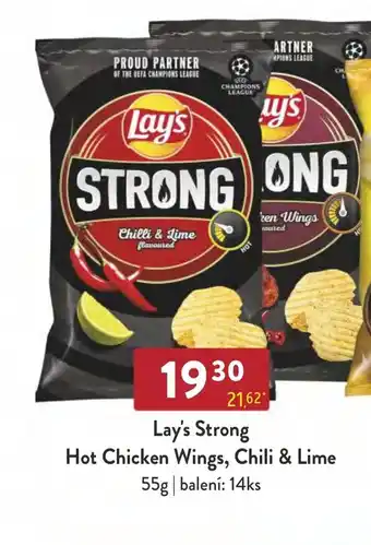 Qanto Lay's Strong Hot Chicken Wings, Chili & Lime 55g nabídka