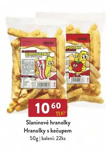 Slaninové hranolky Hranolky s kečupem 50g