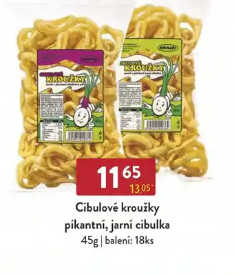 Cibulové kroužky pikantní, jarní cibulka 45g