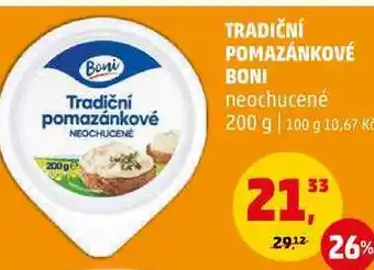 Penny Market Tradiční pomazánkové neochucené Boni, 200 g nabídka