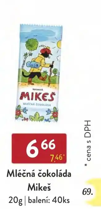 Qanto Mléčná čokoláda Mikeš 20g nabídka