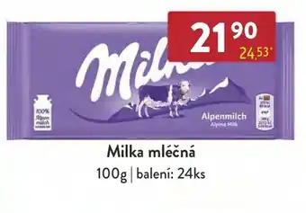 Qanto Milka mléčná 100g nabídka