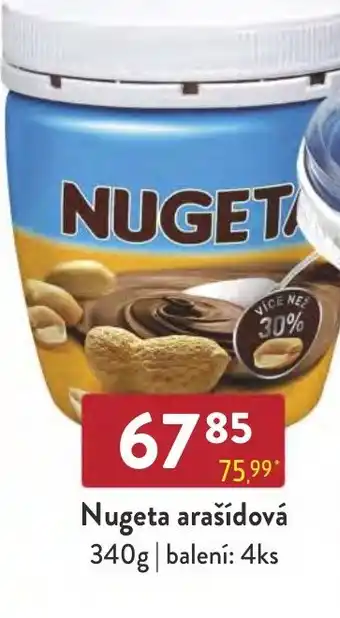 Qanto Nugeta arašídová nabídka