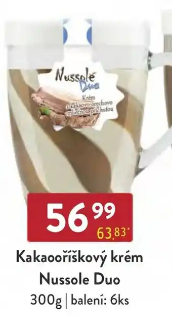 Qanto Kakaooříškový krém Nussole Duo nabídka