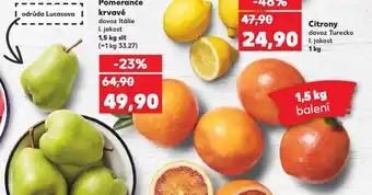 Kaufland Pomeranče krvavé nabídka
